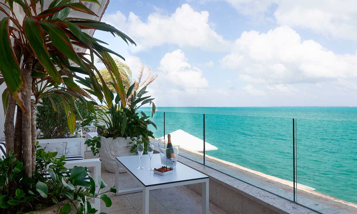 villa sha star suite balcony ocean view